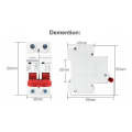 Buy the 2Pole 32A DC 1000V Circuit Breaker for Solar PV Systems - Ensure the Safety and Efficienc...