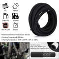 5Meter AN8 Braided Oil/Fuel Hose Kit + Fittings and Clamps