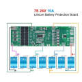 BMS 7S 24V 10A Li-ion 18650 Battery Charge Board