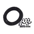 Premium AN6 Black Racing Hose Fuel Oil Line Kit for Racing Enthusiasts