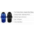AN6 to 1/4 NPT Straight Adapter Flare Male Fitting