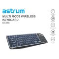 Astrum KT210 Multi Mode Wireless Bluetooth Keyboard + Wifi Touch Pad