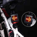NQY 64 LED Intelligent Safety Bicycle Tail Light with Infrared Laser - Enhance Visibility and Safety