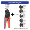 High-Quality Crimping Pliers + 5 Jaws for Automotive Electrical Connectors