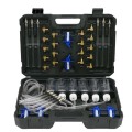 Diesel Injector Flow Meter Test Kit with 6 Cylinder Common Rail Adaptor and Leak Off Fuel Diagnos...