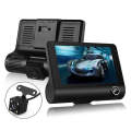 Enhance Your Safety with the 4 Inch 3 Lens 1080P Car Dash Camera with Rearview Camera