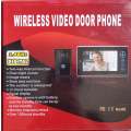 7 Inch Monitor 2.4GHZ Wireless Video Door Phone