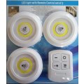 Remote Controlled 3Pack Led Button Light