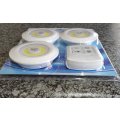Remote Controlled 3Pack Led Button Light