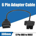 6 Pin OBD to OBD2 Adapter Cable for Jeep/Dodge