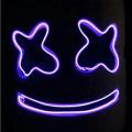 Marshmallo LED Luminous Party Mask Cosplay Props - YELLOW