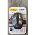 Andowl QM71 2.4Ghz Wireless Mouse Black - Seamless Connectivity and Precise Control
