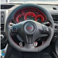 100% Real Leather Car Steering Wheel For Subaru Impreza WRX/STI/Legacy/Forester