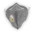 Grey KN95 Face Mask with Respirator - 0.06kg
