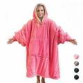 Huggle Hoodie Blanket / Pink