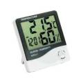 BULK FROM 6 // Temperature Humidity Meter Clock HTC-1 for Home Room