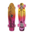 Surge Manic Chrome Skateboard - Surge Pink-yellow-royal
