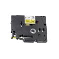 Brother TZ-FX621 Flexible - Compatible Label Tape (Black On Yellow) 9mm*8m