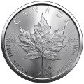 2020 1 oz Canadian Silver Maple Leaf Coin (BU) 2 available encapsulated