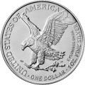 2021 USA new design 35th anniversary 1oz American pure Silver Eagle Coin (BU, Type 2)