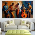 Canvas Wall Art - Jazz Band Music - B1013