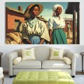 Canvas Wall Art - Sad Soweto Women - B1014