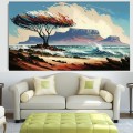 Canvas Wall Art - Abstract Table Mountain - B1023