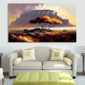 Canvas Wall Art - Table Mountain Colourful - B1025