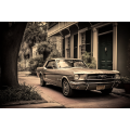 Canvas Wall Art -  Ford Mustang Iconic Vintage 1964- B1503