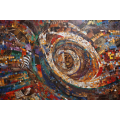 Canvas Wall Art - A Captivating Mosaic Colors Textures  - A1453