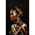 Canvas Wall Art - Beautiful African Woman  - A1158