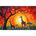 Canvas Wall Art - Colors Africa by Chromatic Expressions  - A1582