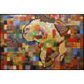 Canvas Wall Art - Cultural Mosaic By Chromatic Expressions Captivating - A1627