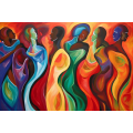 Canvas Wall Art - Expressions Ubuntu By Abstract Serenades - A1625