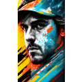 Canvas Wall Art - Fernando Alonso Abstract  Image - B1563
