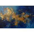 Canvas Wall Art - Golden Whispers Is Visually Arresting Abstract - A1179