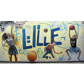 Canvas Wall Art - Canvas Wall Art Young People Playing Basketball - B1136