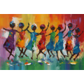 Canvas Wall Art - Inquisitive Spirits By Vibrant Serenades Acrylic - A1599