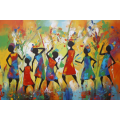 Canvas Wall Art - Inquisitive Spirits By Vibrant Serenades Acrylic - A1598