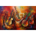 Canvas Wall Art - Instruments Unity By Chromatic Harmony Acrylic  - A1661