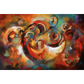 Canvas Wall Art - Resilient Spirits By Abstract Expressions Acrylic  - A1644