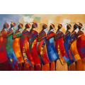 Canvas Wall Art - Rhythm Maasai By Chromatic Wildness Cb61694fd - A1560