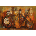 Canvas Wall Art - Rhythms East By Abstract Serenades Cap - A1681