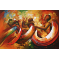 Canvas Wall Art - Soulful Melodies By Vibrant Rhythms Captivating - A1620