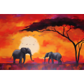 Canvas Wall Art - Sunset Serenade By Chromatic Wildlife Captiv66f00d0d - A1547