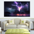 Canvas Wall Art - Canvas Wall Art- City Lightning with Clouds - B1182