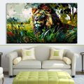 Canvas Wall Art - Canvas Wall Art Male Lion Under A Tree - B1069