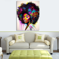 Canvas Wall Art - Canvas Wall Art Beautiful African Woman - B1058