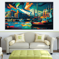 Canvas Wall Art - Canvas Wall Art  Victoria and Alfred Waterfront Abstract - B1128
