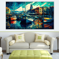 Canvas Wall Art - Canvas Wall Art Victoria and Alfred Waterfront Abstract - B1129